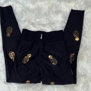 Ultracor Pineapple Black Ultra High Leggings